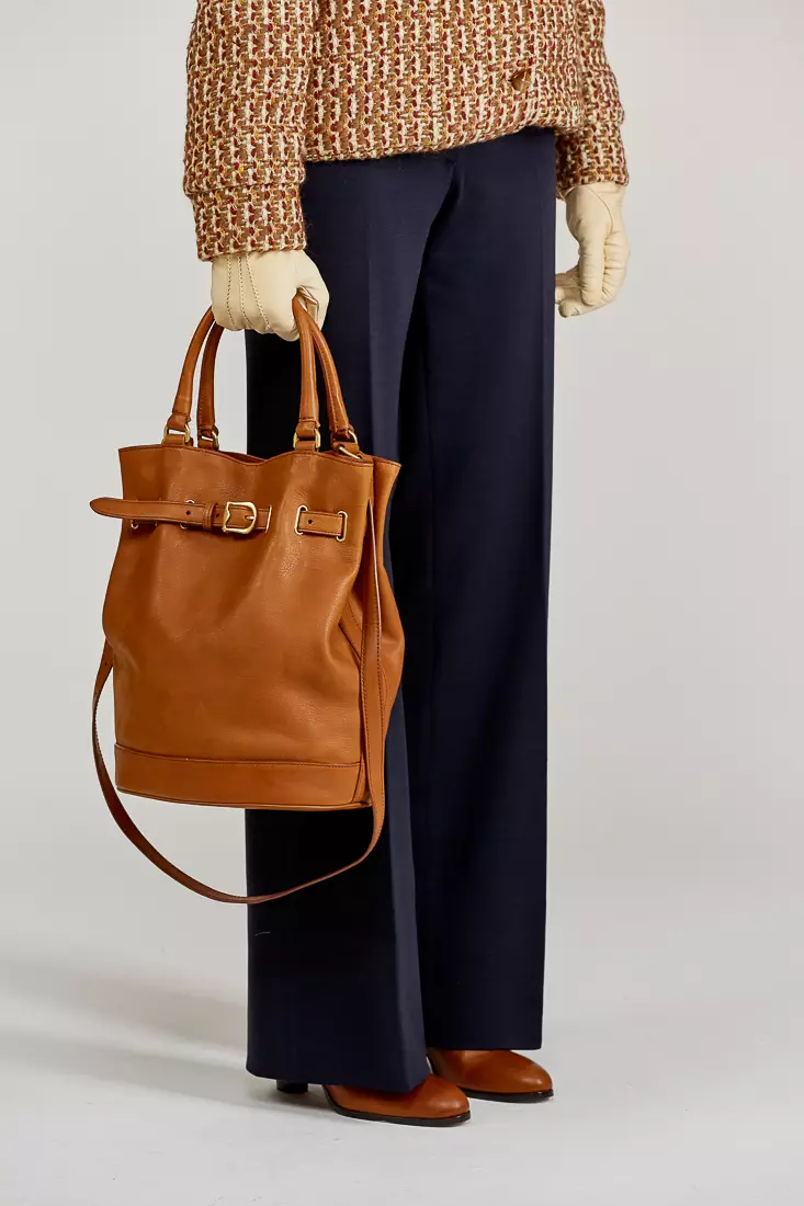 Secchiello Bag in Leather - Giuliva Heritage