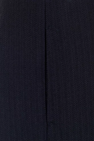 Carlyle Pant - Dk. Navy Wool Polyester Heavy Flannel | Nepenthes New York