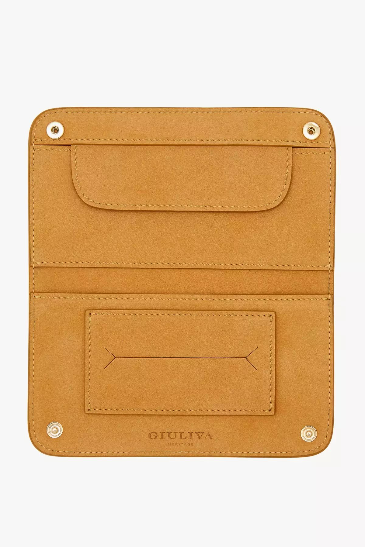 Tobacco Pouch in Wool Tweed and Suede - Giuliva Heritage