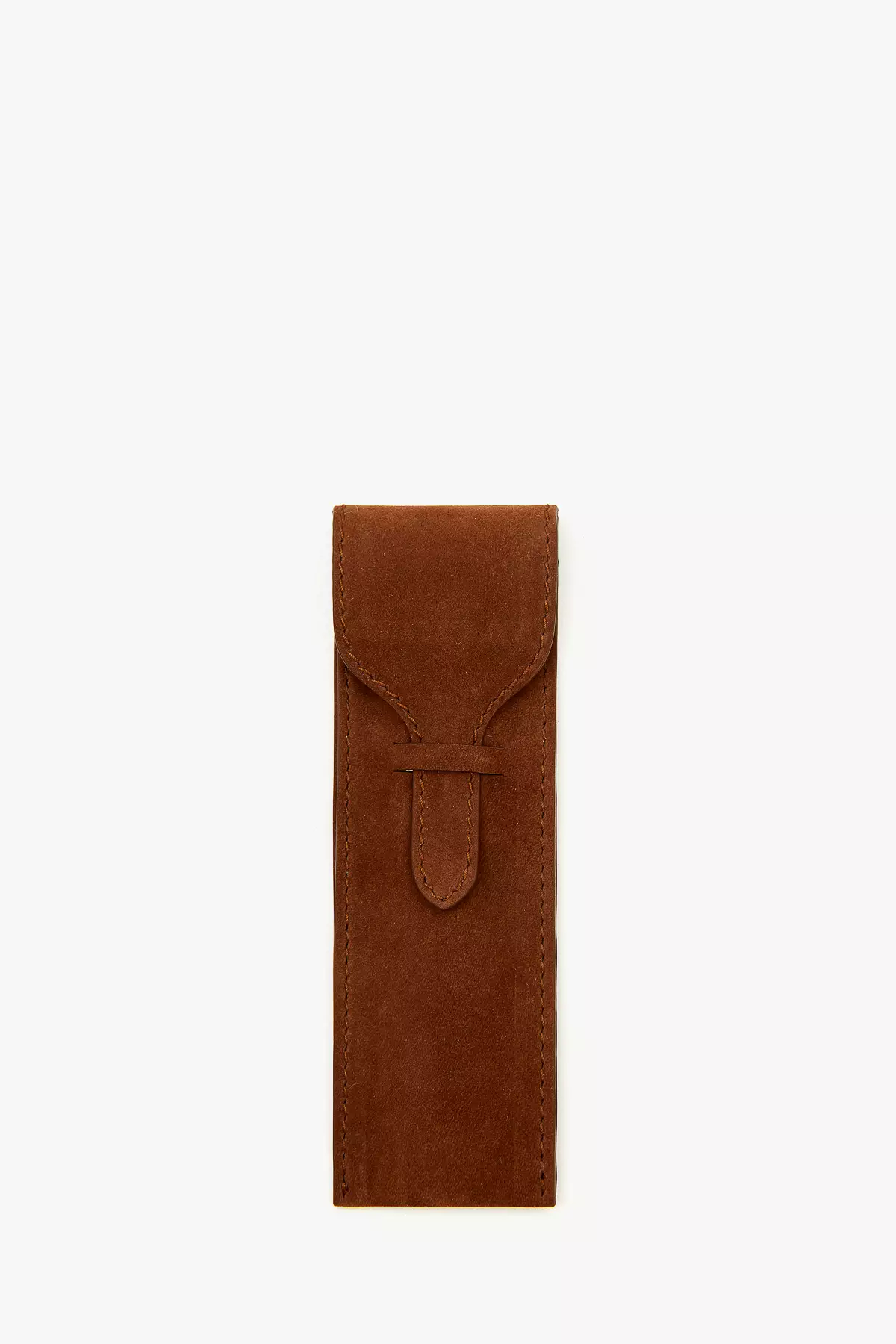 Tobacco Pouch in Wool Tweed and Suede - Giuliva Heritage