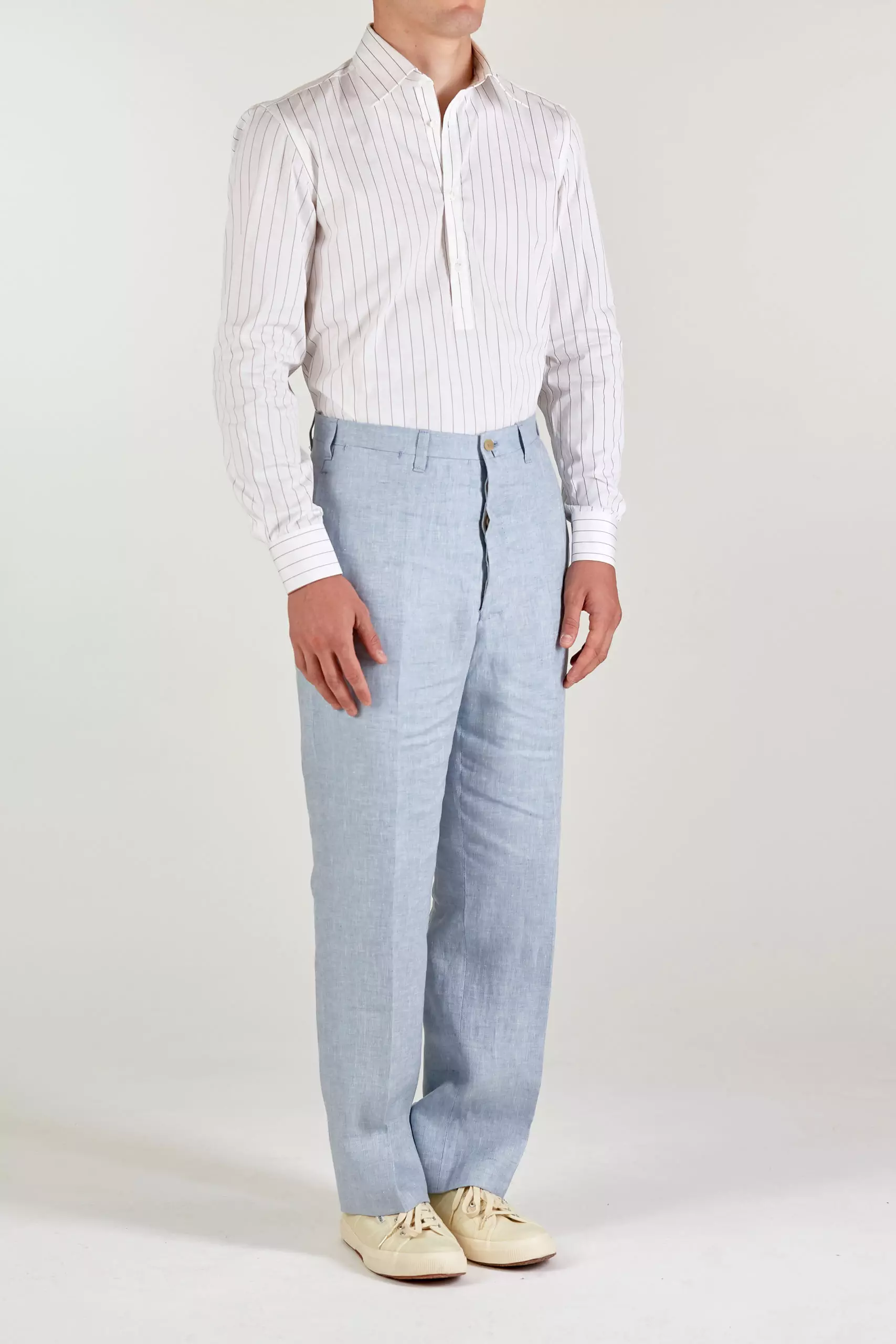 Buy Sky Blue Trousers & Pants for Men by Metal Online | Ajio.com