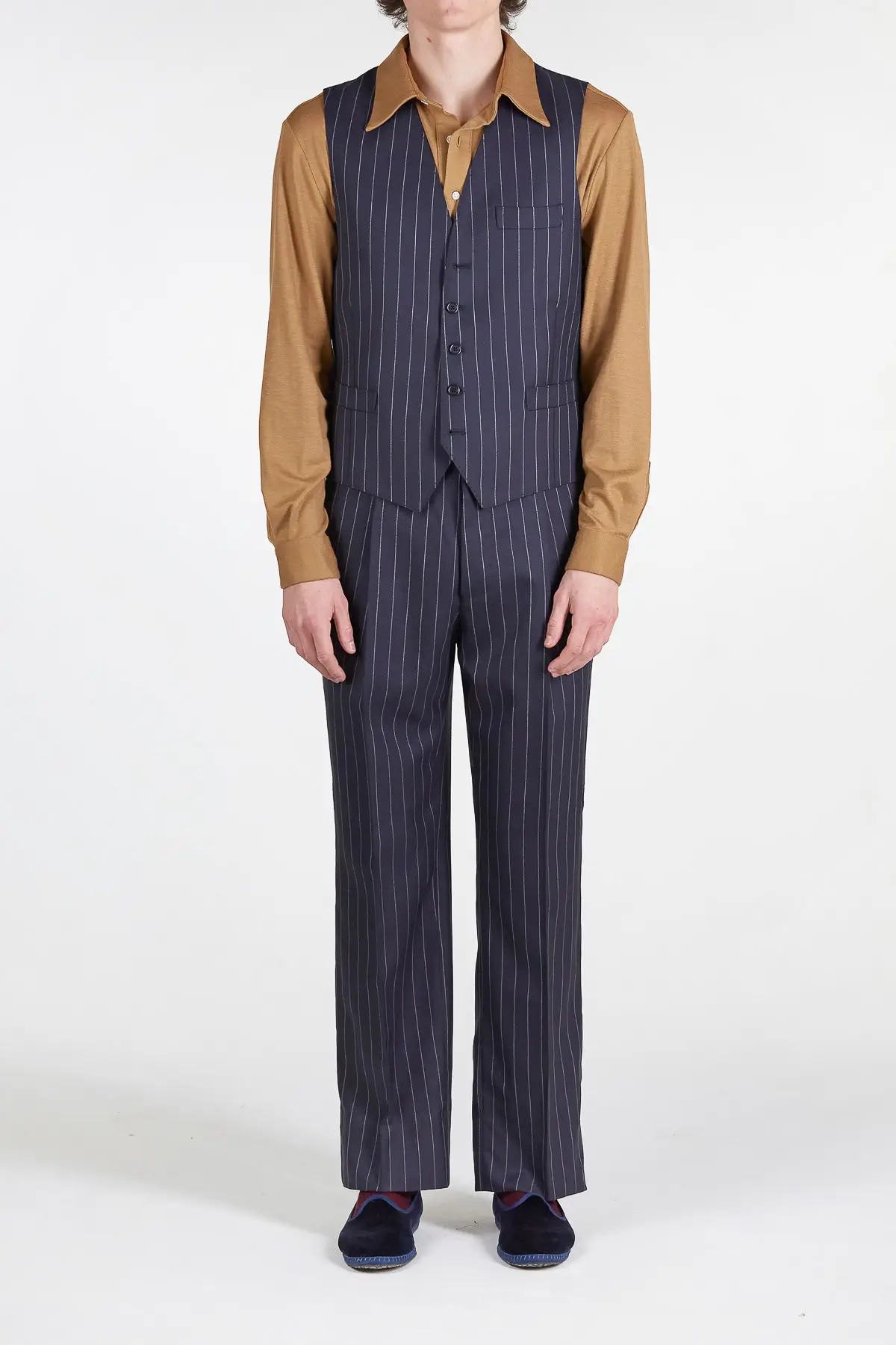 Mens new arrivals pinstripe waistcoat