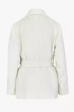 Louis Vuitton Monogram Belted Short Wrap Pea Coat, Black, 38