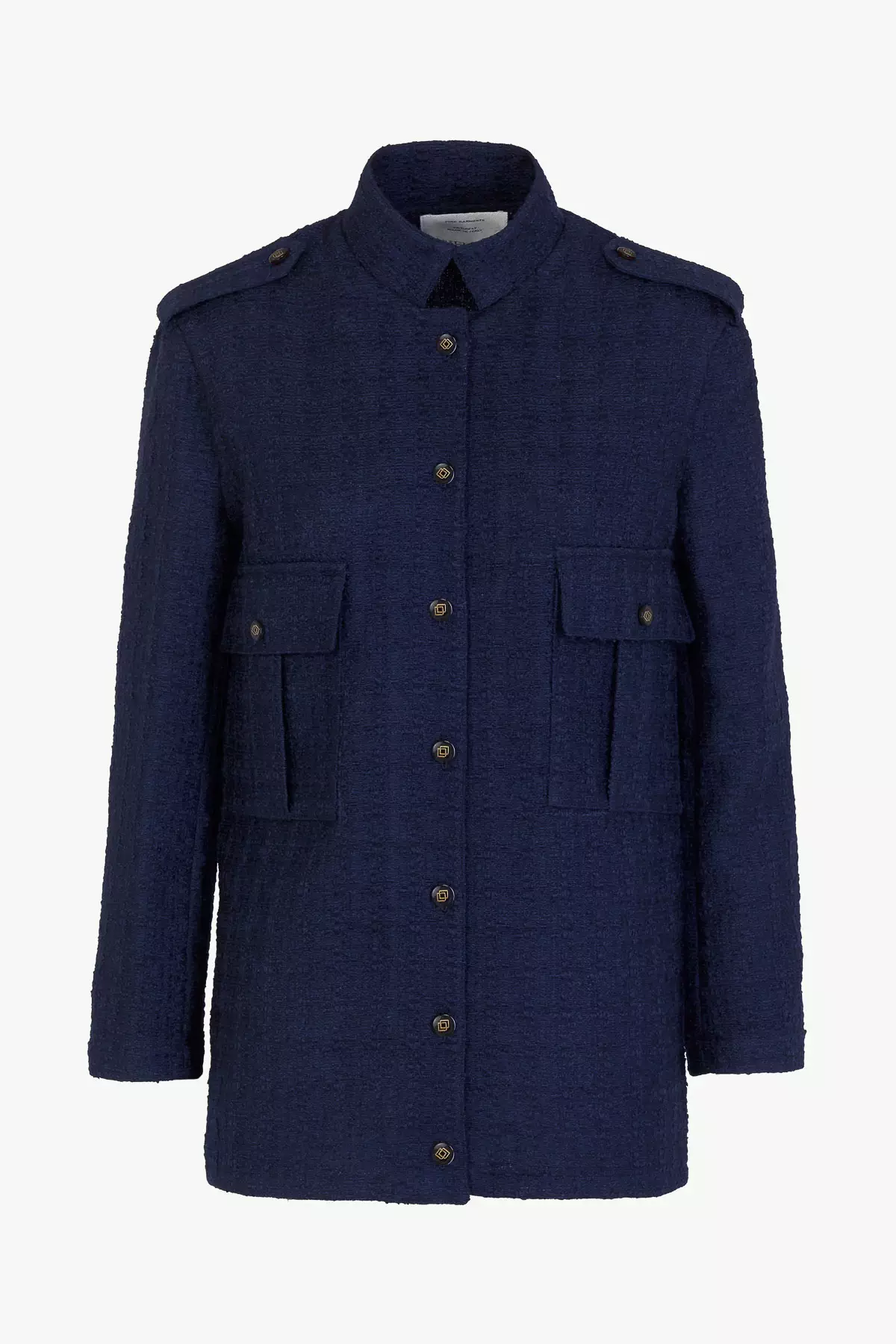 Wool-blend bouclÃ© jacket